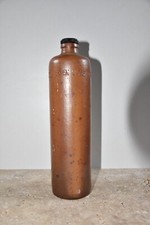 Bouteille grès ancienne Erven Lucas Bols Amsterdam avec son bouchon d’origine