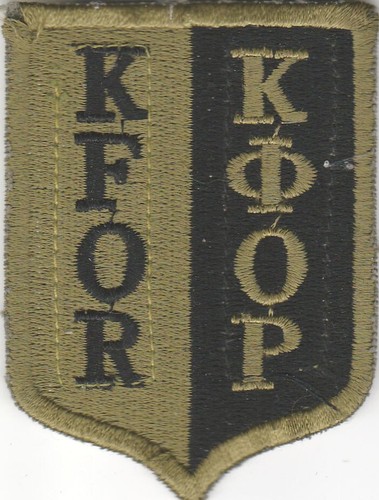 Kfor ecusson insigne - -,