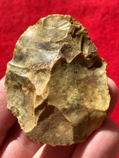 Beau Biface Moustérien en silex - Paléolithique supérieur de France