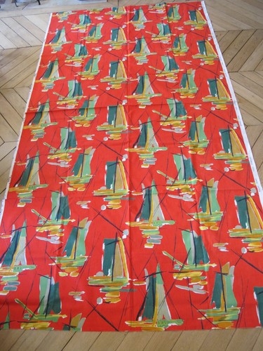 Tissu vintage boussac - boussac, romanex