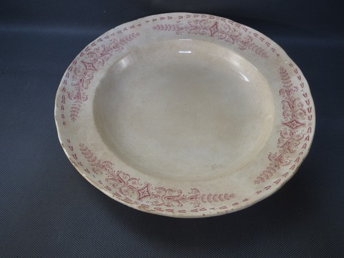 Ancien grand plat assiette - , en