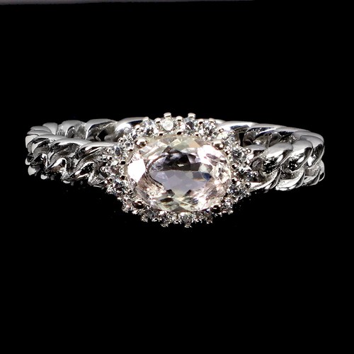 925 bague argent ovale - en,