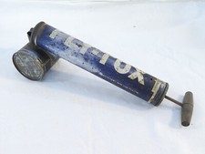 Ancien pulverisateur FLY-TOX bleu foncé