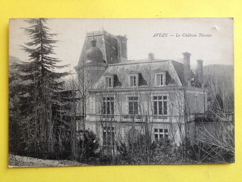 Cpa avèze chateau - avÈze, (gard)