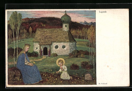 Carte postale artiste - carte,
