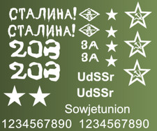 RC Panzer 1/16 Decals