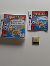 LAPIN MALIN...j'apprends à lire et à écrire...5-7 ans...jeu complet...sur DS