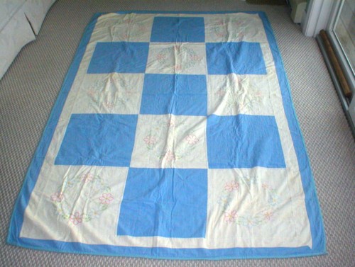 Vintage antique quilt 1930 - vintage,