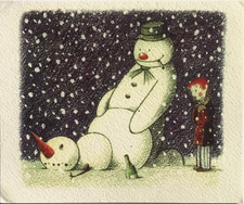 BANKSY Rude Snowman Santa's Ghetto 2005 Carte Noel Christmas Street Art Culture