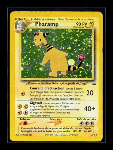 Carte pokémon pharamp - pokémon, 1/64