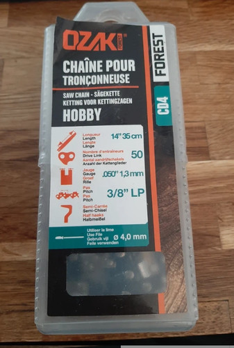 Chaîne tronçonneuse ozaki - chaîne,