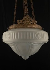 Lustre Art Nouveau/Tardif Liberty H 90 Cm.
