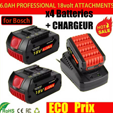 Batterie 18V Bosch Battery 6.0Ah GBA GSB 18V BAT618 BAT619 BAT620 622 / Chargeur