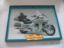 CARTE FICHE MOTO 1999 HONDA GL 1500 SE GOLDWING