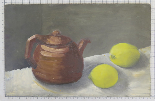 Tableau huile nature morte - à,