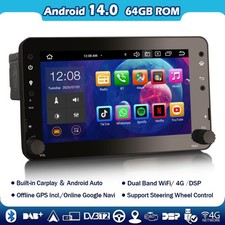 8-Cœurs 4+64Go Android 14 Autoradio WIFI Alfa Romeo 159 Sportwagon Brera Spider