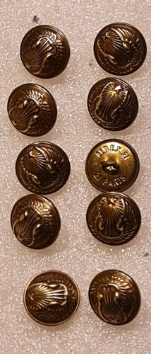 Boutons militaire vareuse - 10,