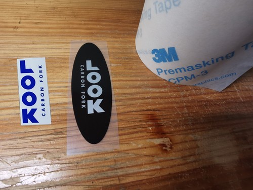 Look carbon fork - carbon, vinyle