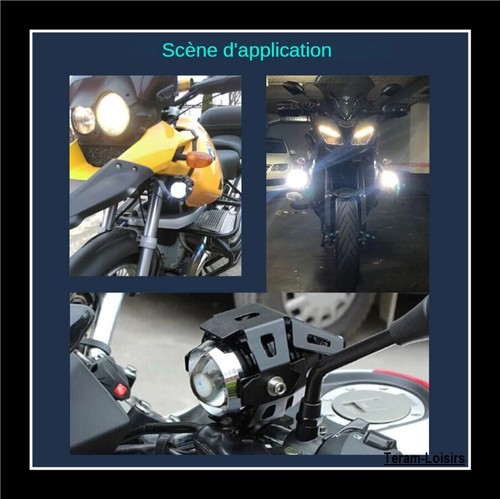 Longue portée led pour moto - led,