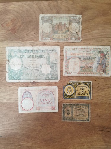 Algérie maroc lot - algérie, billets