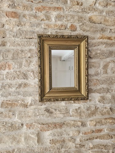 Ancien miroir rectangulaire - ancien,