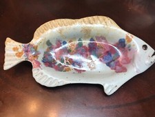 Handmade Fish Plate Dish / Wall Hanging  by Chamberlain
