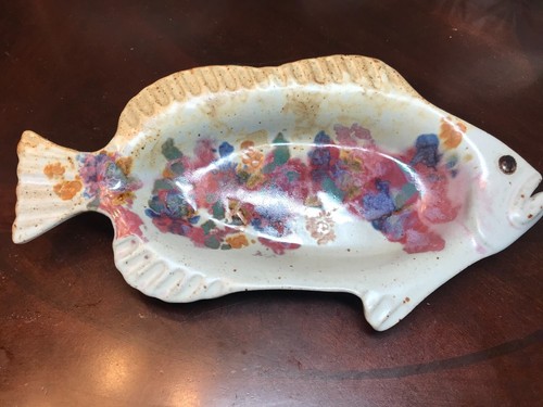 Handmade fish plate - handmade, dish