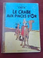 Le crabe aux pinces d'or - 4ème plat B30 - 1961 - Casterman - cote BDM 60€