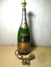 BOUTEILLE vide CHAMPAGNE Vve CLICQUOT 1969 Magnum 1,5l Bottle Wine empty LAMPE