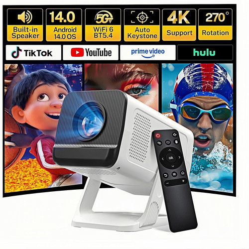 Mini projecteur avec - wi-fi, &
