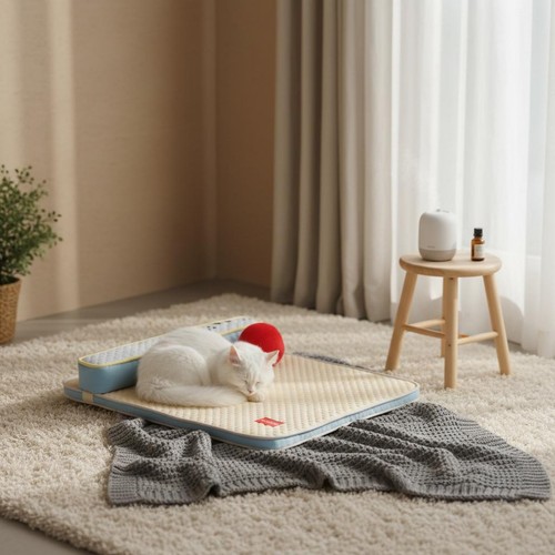 Coussin couchage pour chat - coussin,
