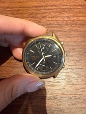 Montre automatique Seiko Chronograph 6138-8020 en or du Japon