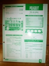 407 - DW 10 BTED 4 - Fiche Technique Peugeot