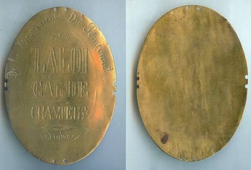 Plaque métier le - de,