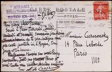 Carte autographe Austin de CROZE (1866-1937) Ecrivain et auteur gastronomique