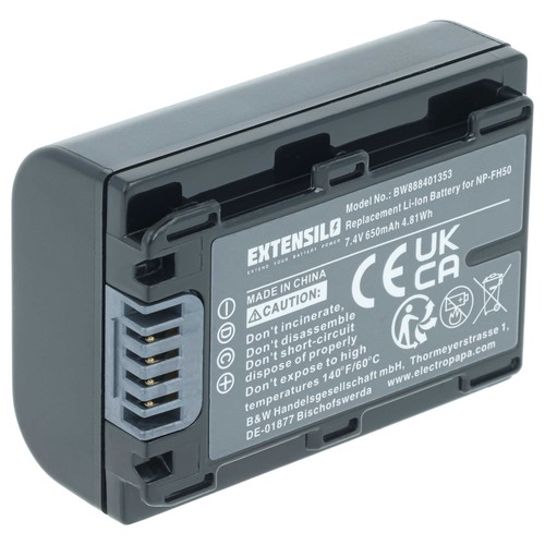 Batterie pour sony - pour, alpha