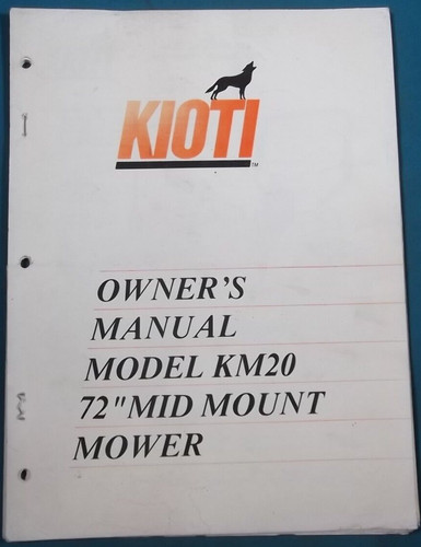 Kioti km20 manuel - kioti,