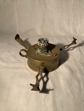 Ancienne lampe pigeon collection ancien laiton Militaria ?