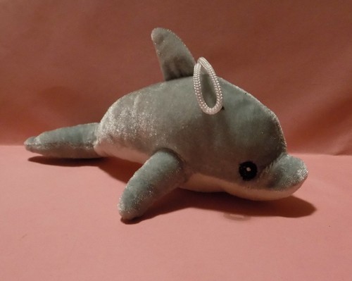 Doudou peluche dauphin gris - , et