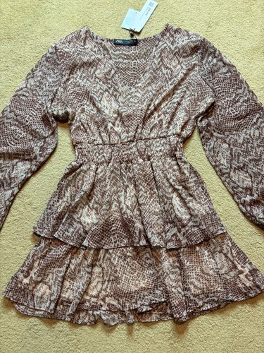Nwt zara snake skin print - zara,