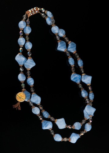 Collier double rang perles - double,