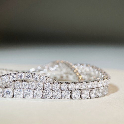 Sterling silver tennis chain - sterling,