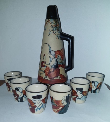 Service bouteille verres - service, 6