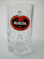 * VERRE A BIERE CHOPE SLAVIA 7 cm de Ø 13 cm de haut
