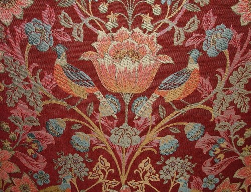 Tissu jacquard morris bird - morris,