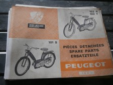 Catalogue Pièces détachées pour Cyclomoteur PEUGEOT 101 S / 102 R/T 1967