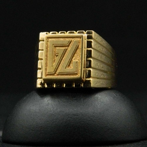 O974 bague chevalière - o974,