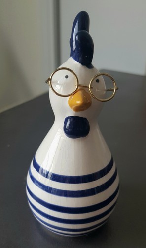 Figurine poule marinière