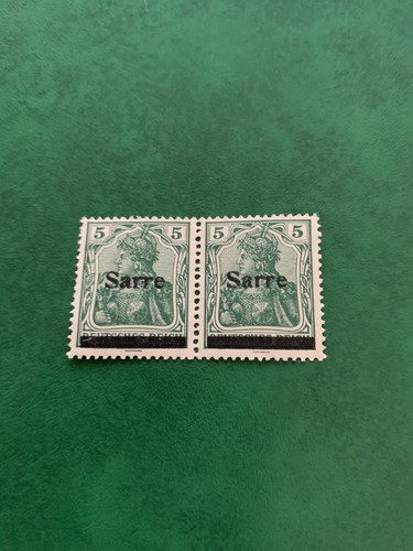 Timbre sarre emis en 1920 - en,