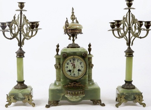 Pendule garniture cheminée - pendule, de